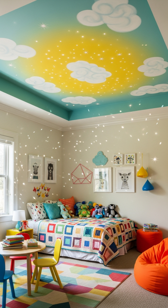 Bold Painted Ceilings