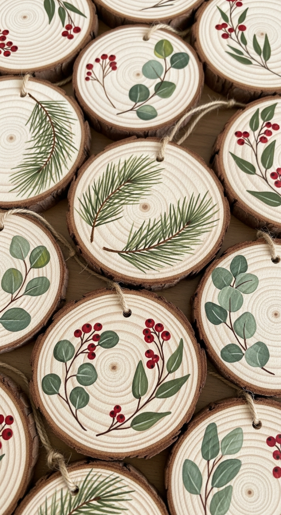 Botanical Leaf & Pinecone Art