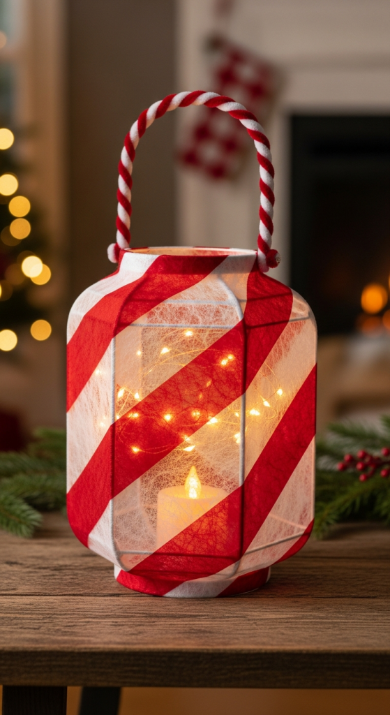 Candy Cane Lantern Light
