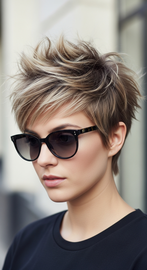 Choppy Spiky Pixie
