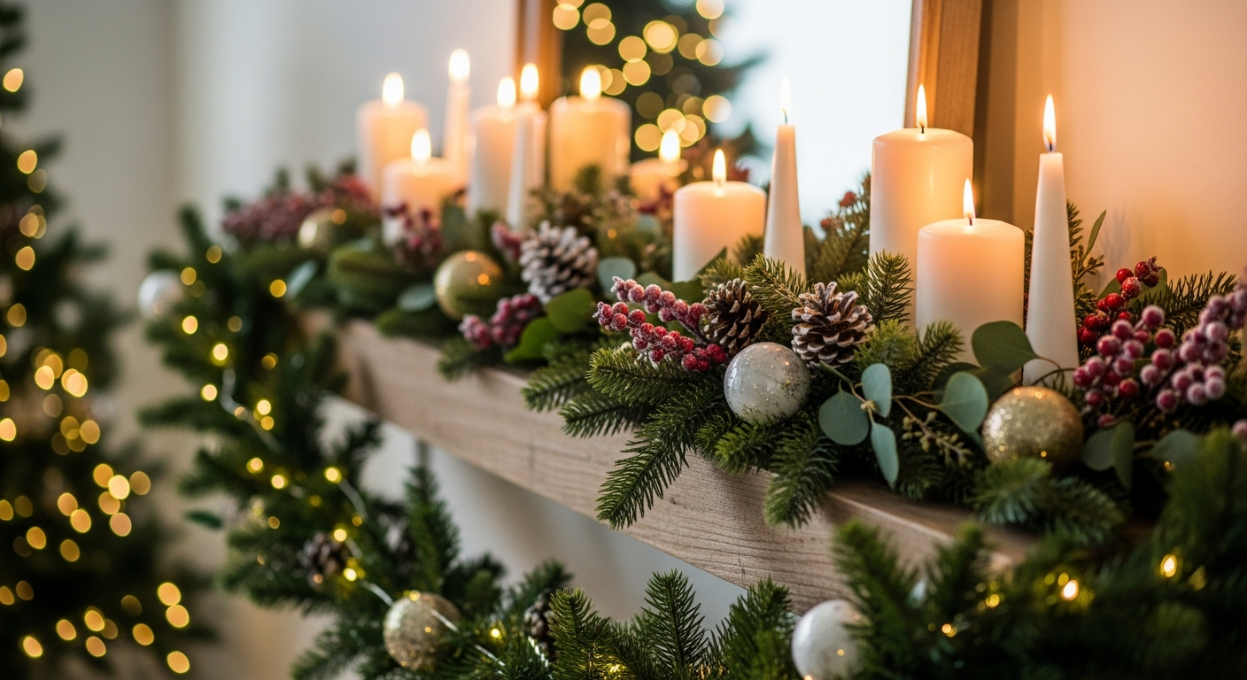 Christmas Candle Decor Ideas