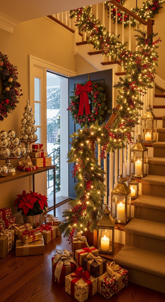 Christmas Entryway Decor