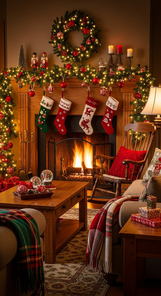 Classic Red And Green Christmas Theme