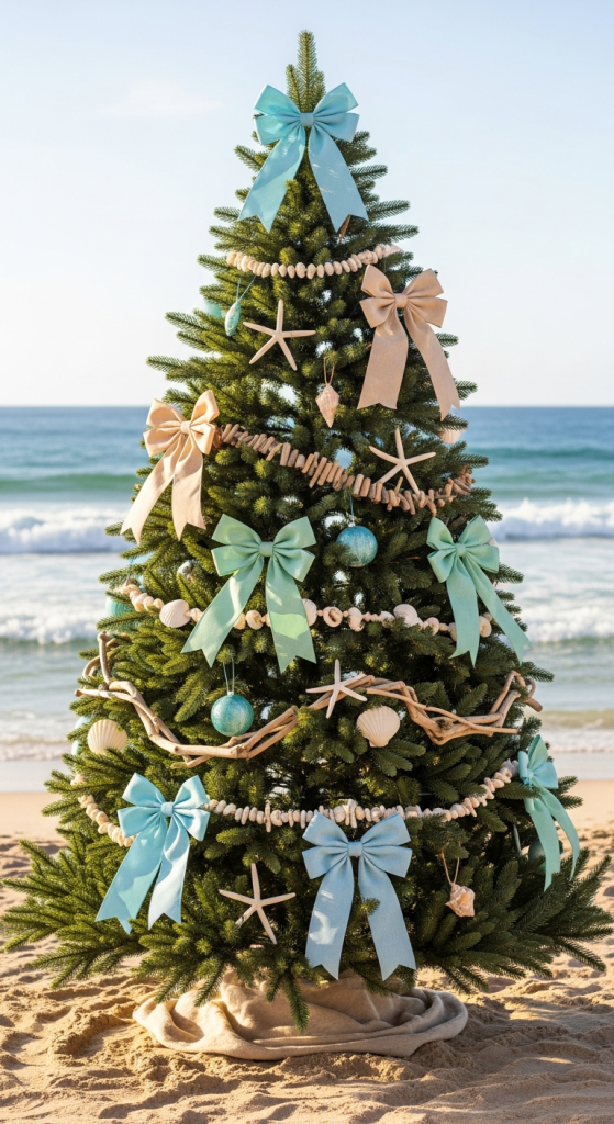 Coastal-Inspired Ribbon Tree