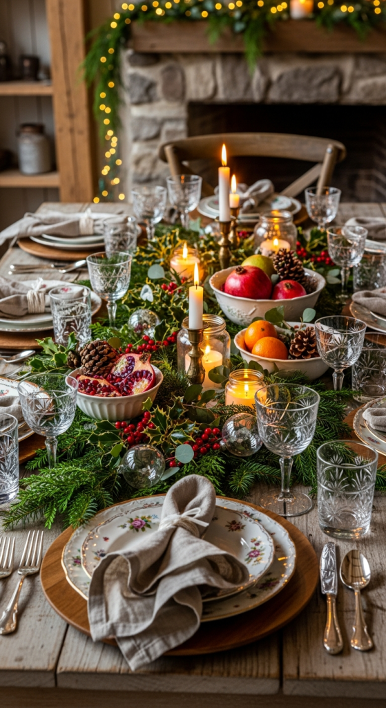 Create A Rustic Farmhouse Christmas Table