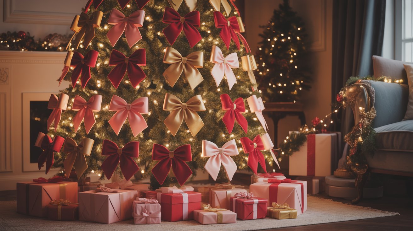 Creative Bow Christmas Trees for Every Home