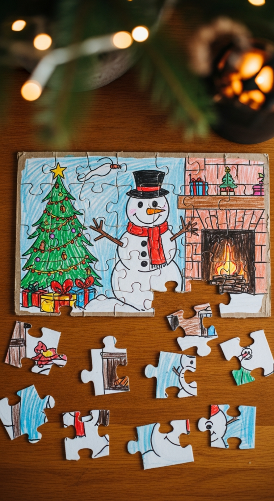 DIY Puzzle Using Their Artwork