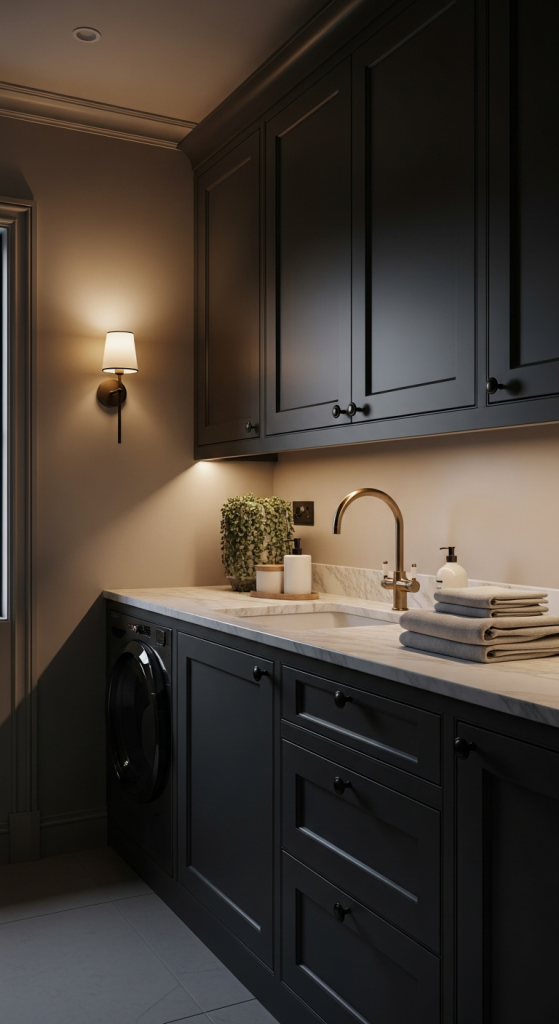 Deep Charcoal Cabinetry