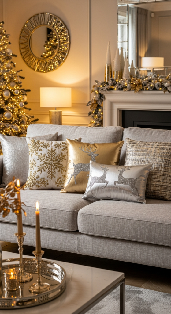 Elegant Gold and Silver Metallic Accents