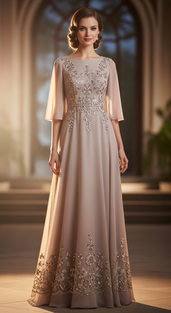 Embellished Maxi Dress