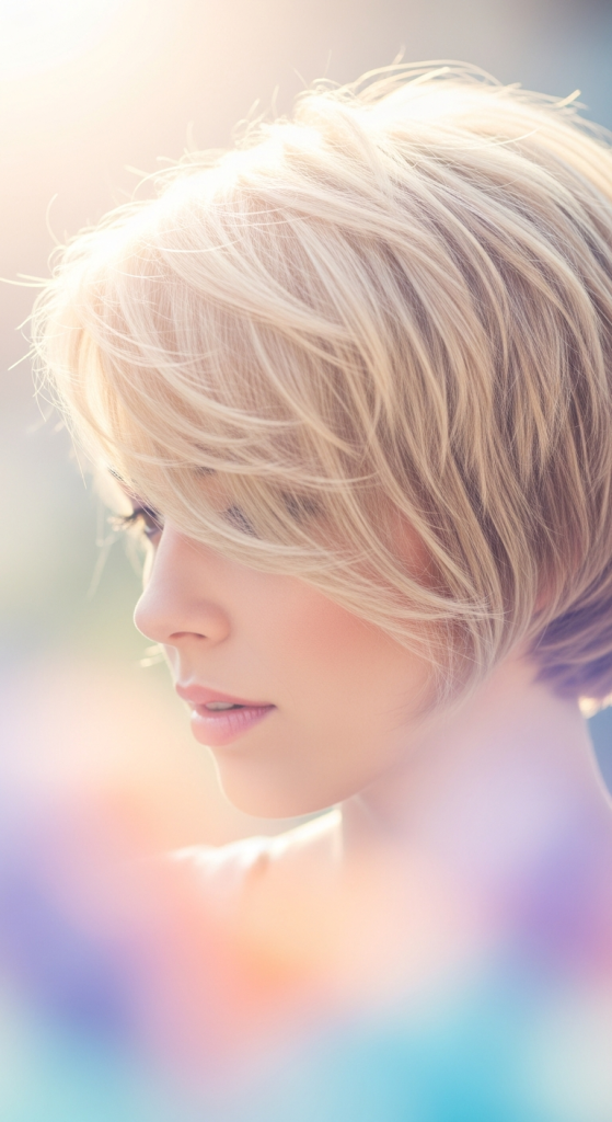 Feathered Asymmetrical Pixie For Soft Movement