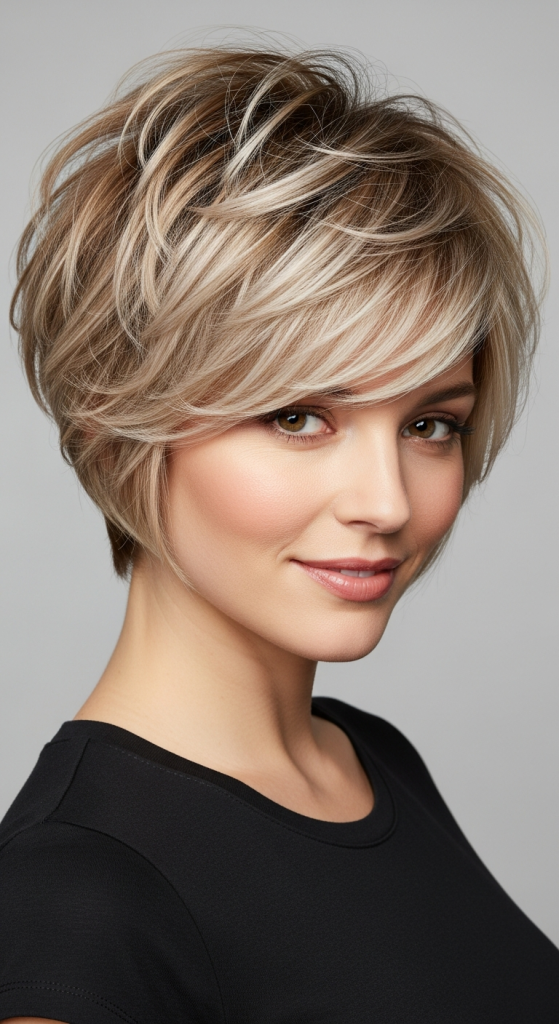 Feathered Edgy Pixie