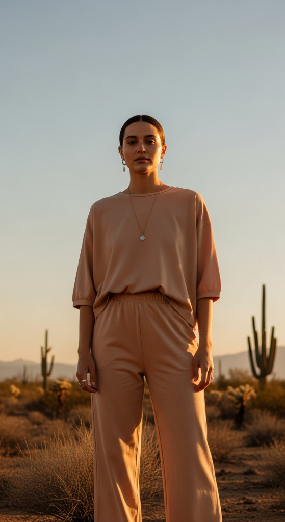 Flare Jeans And Western-Inspired Blouse