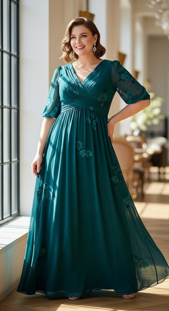 Flowing Empire Waist Dress