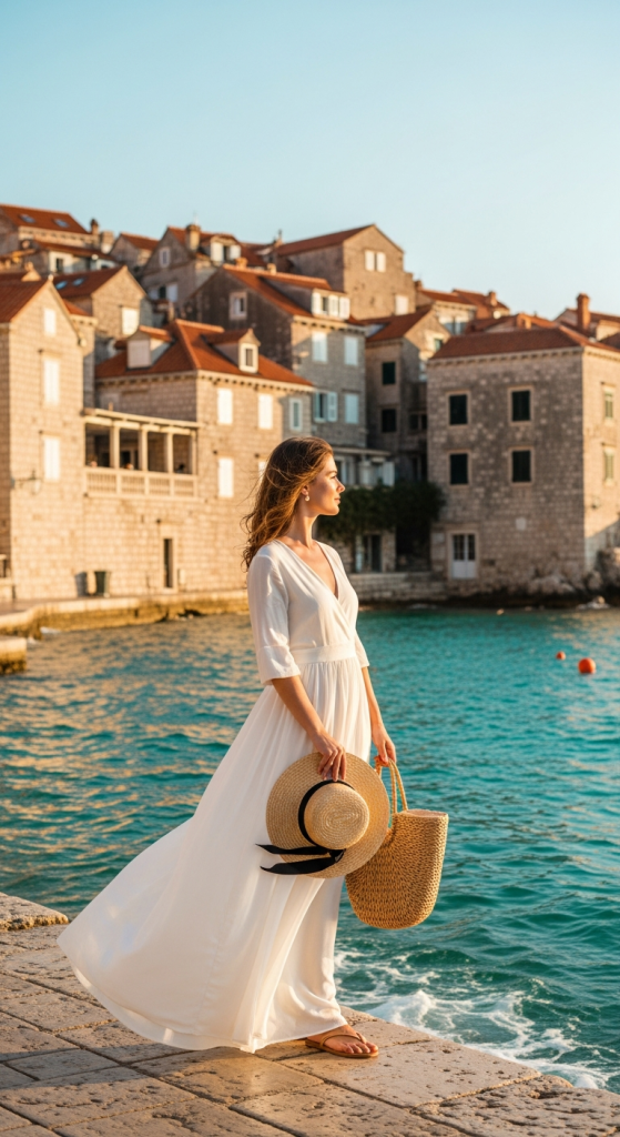 Flowy White Maxi Dress
