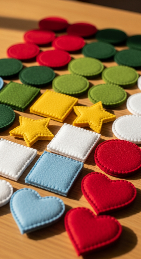 Handmade Felt Shapes Kit