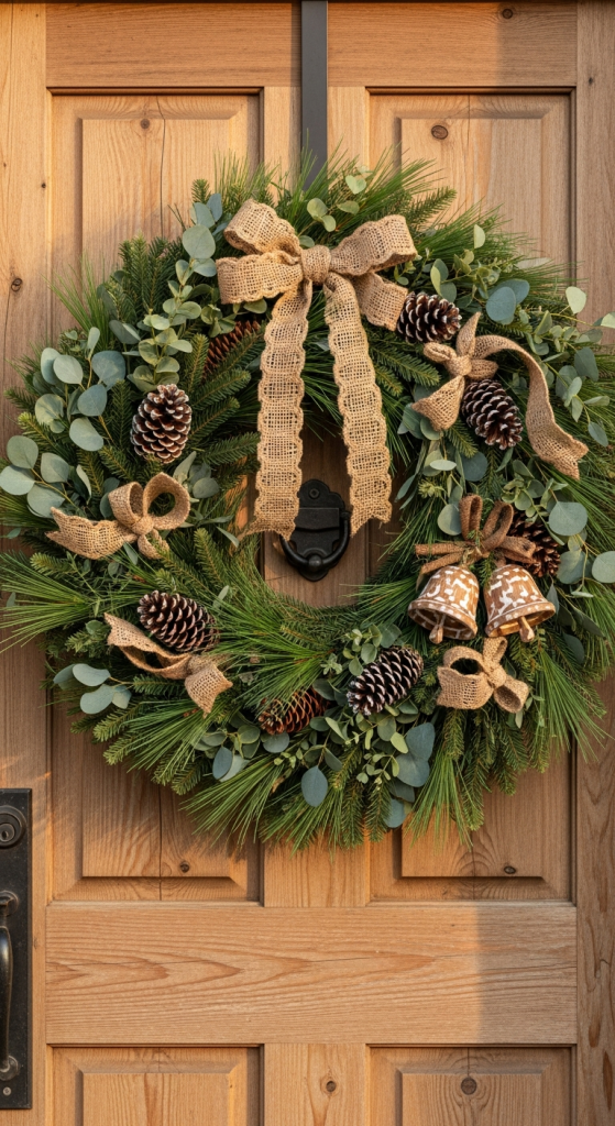 Hang a Rustic Wreath on Your Door