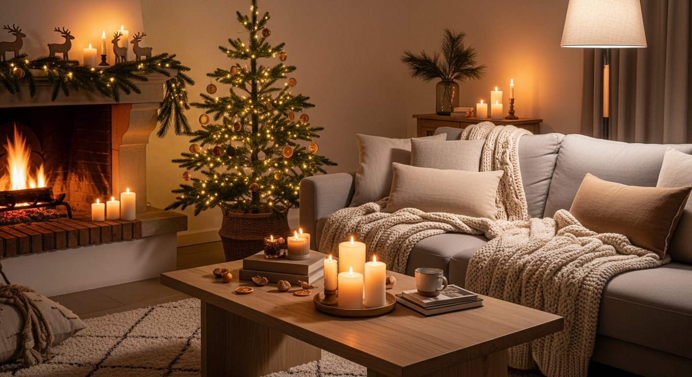 Hygge Christmas Living Room Ideas