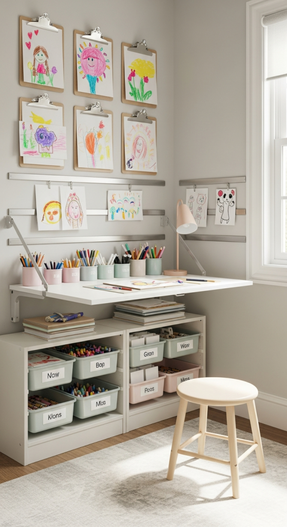 Incorporate a Mini Art Studio
