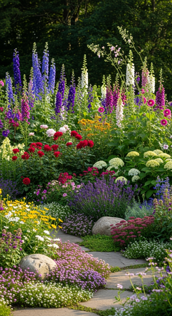 Layer Plant Heights Naturally