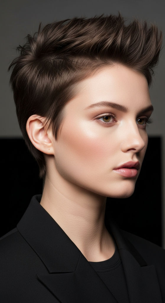 Micro Spiky Pixie Cut
