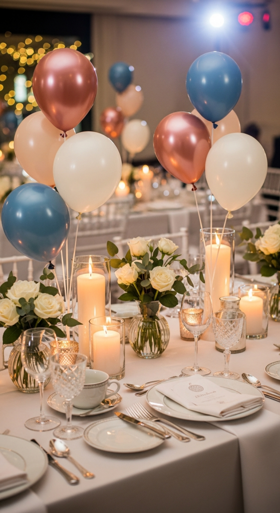 Mini Balloon Centerpieces