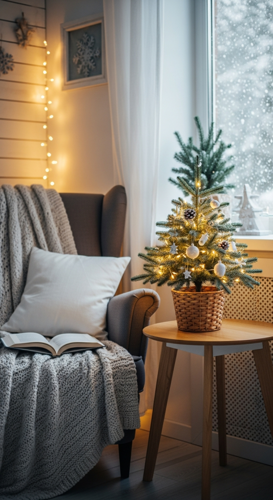Mini Christmas Tree Beside the Nook