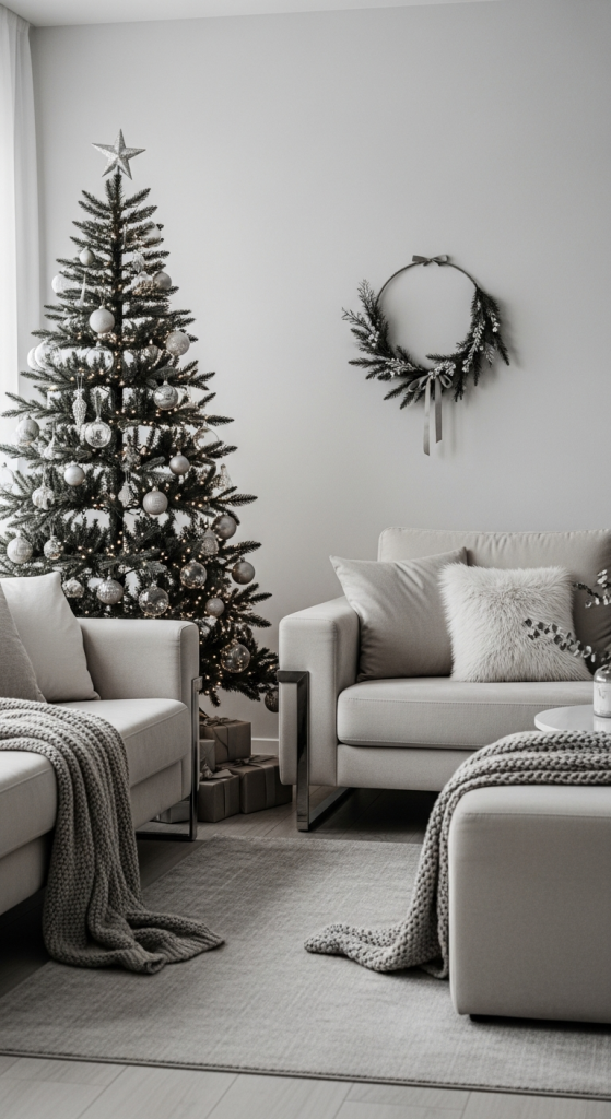 Mix Modern Minimalism With Holiday Touches