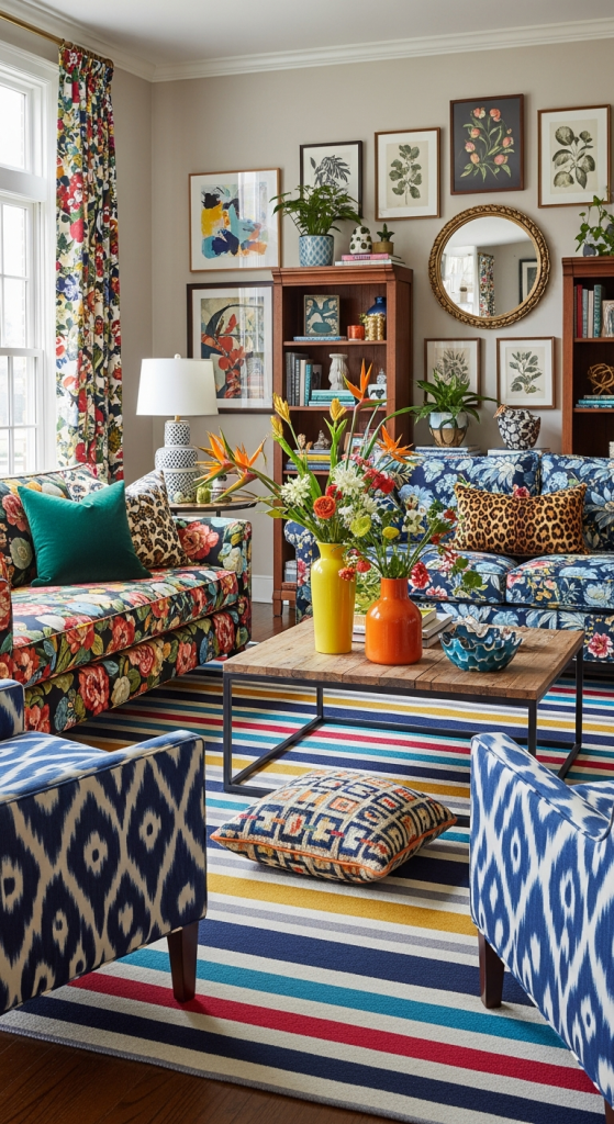 Mix Of Patterns And Textures