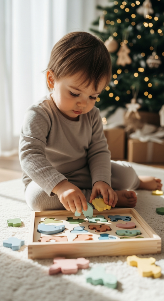 Montessori Wooden Puzzle Set