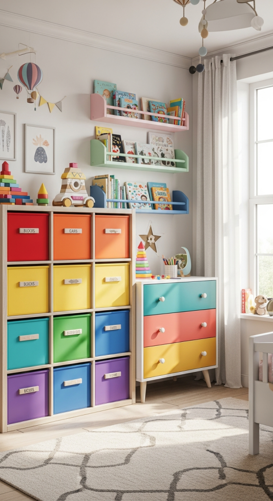 Multicolored Storage Solutions