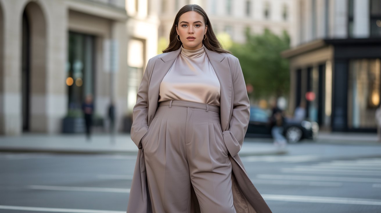 Plus Size Big Belly Outfits That Are Flattering and Stylish