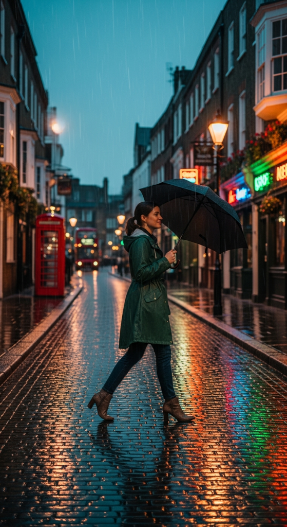 Rain Jacket & Waterproof Boots
