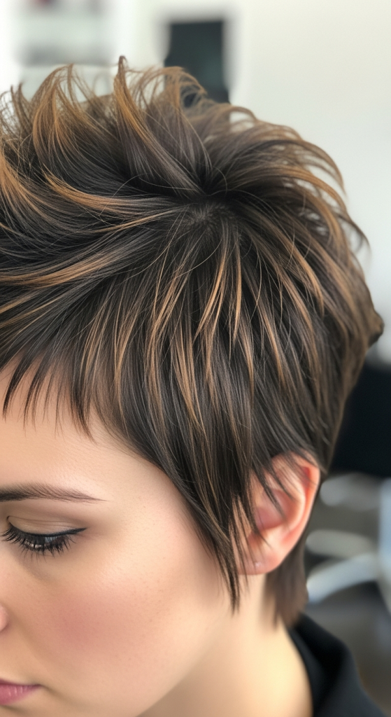 Razor-Cut Spiky Pixie