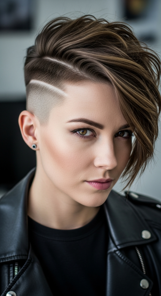Shaved Side Pixie