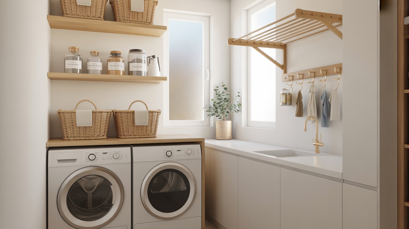 Small Laundry Room Storage Ideas