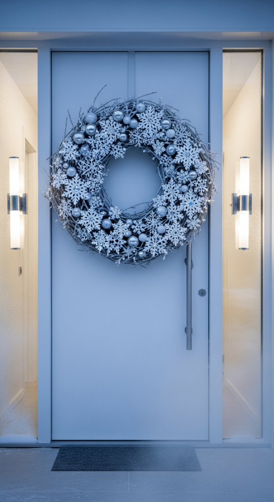 Snowflake-Inspired Wreath