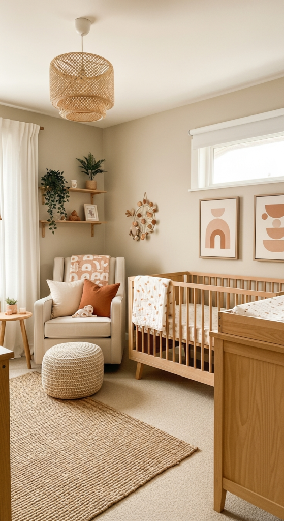 Soft Clay Or Peach Accents