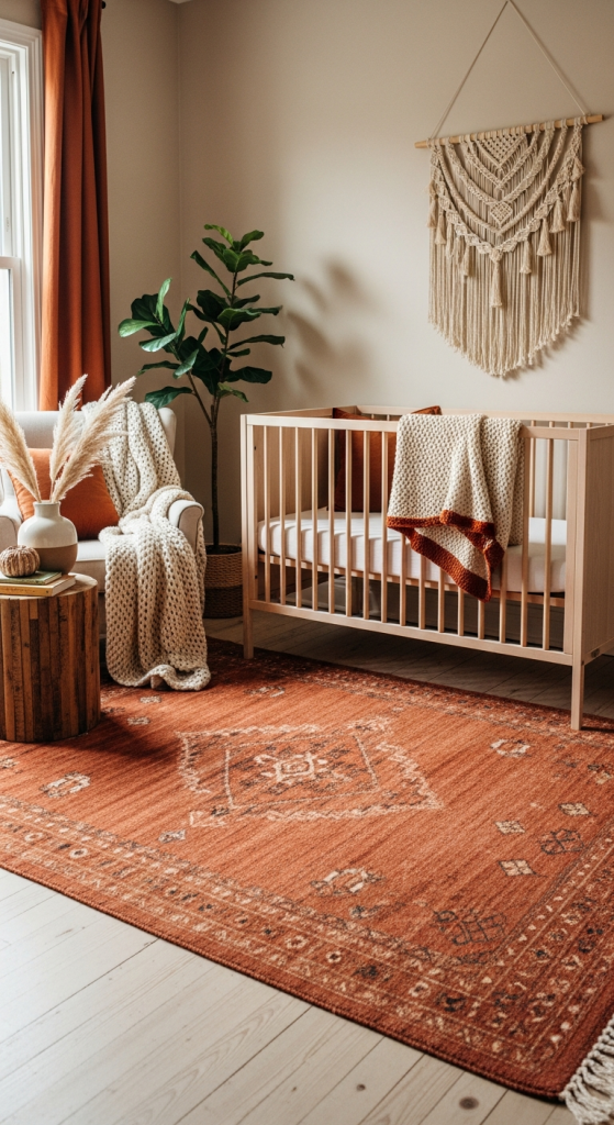 Soft Terracotta Or Rust Rugs
