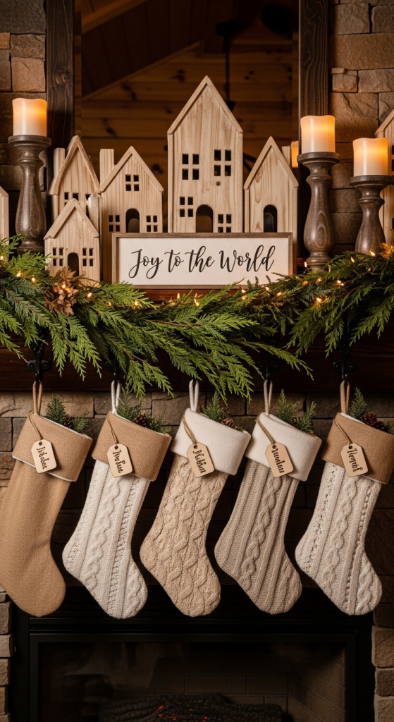 Style a Cozy Fireplace Mantel