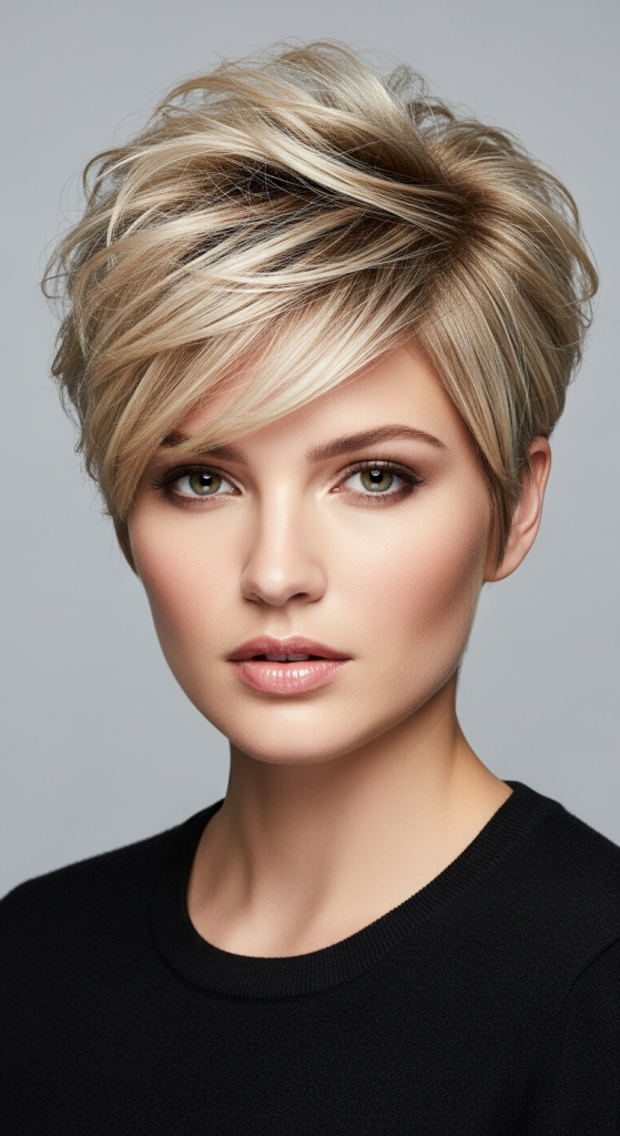 Textured Spiky Crop Cut