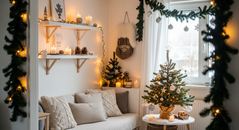 Tiny Apartment Christmas Decoration Hacks