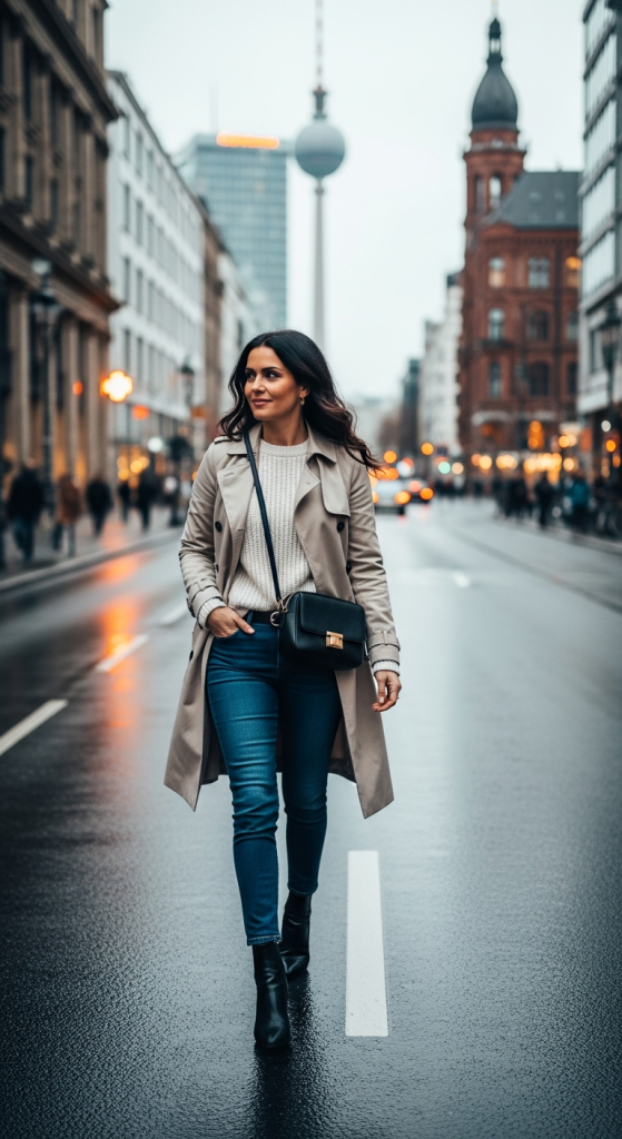 Trench Coat & Skinny Jeans