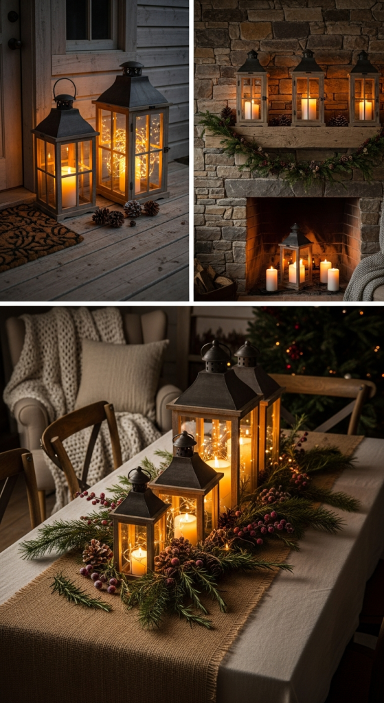 Use Lanterns for a Cozy Glow