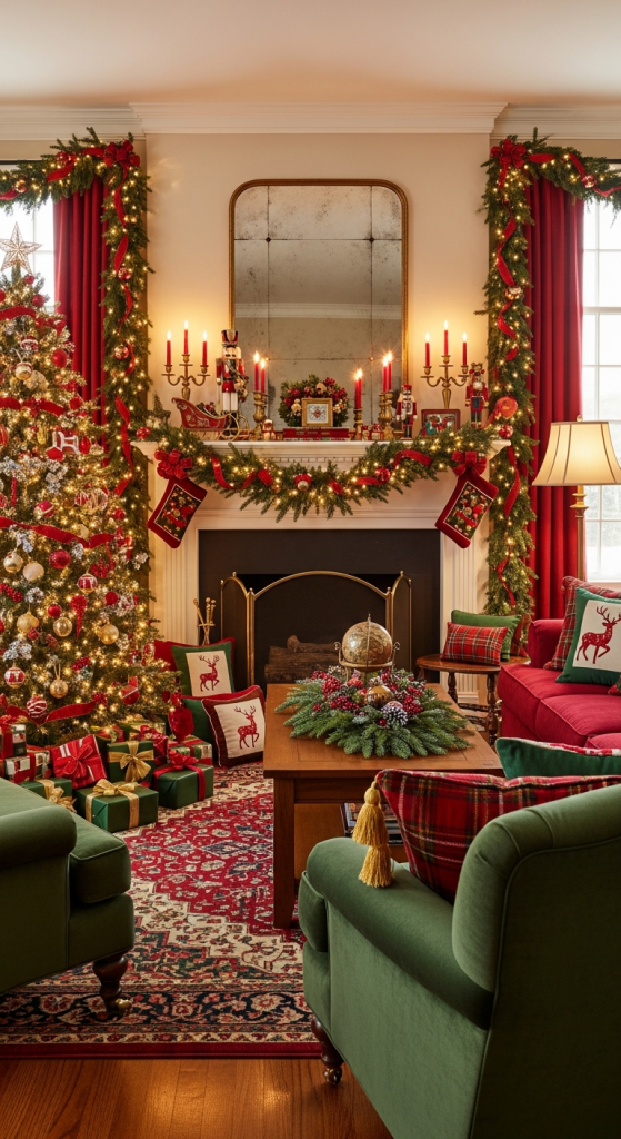 Use Traditional Christmas Colors For A Classic Look