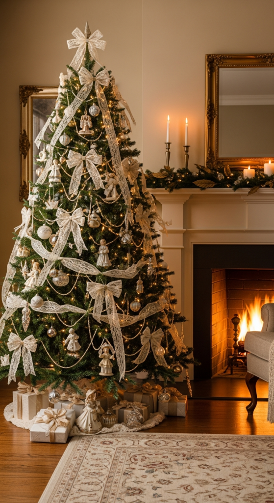 Vintage-Inspired Lace And Satin Tree