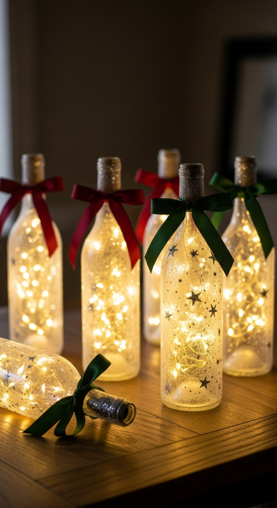 Wine Bottle Christmas Lights