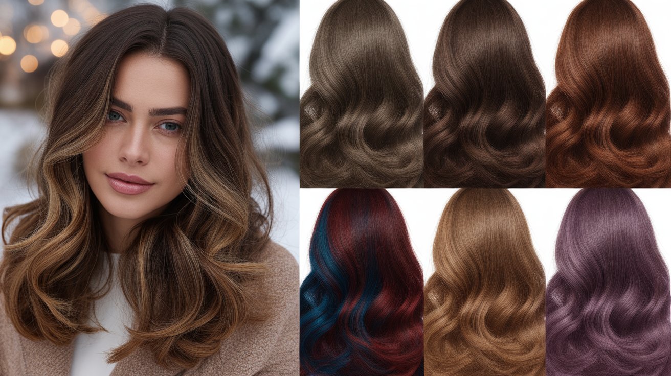Winter Hair Colors Balayage Ideas