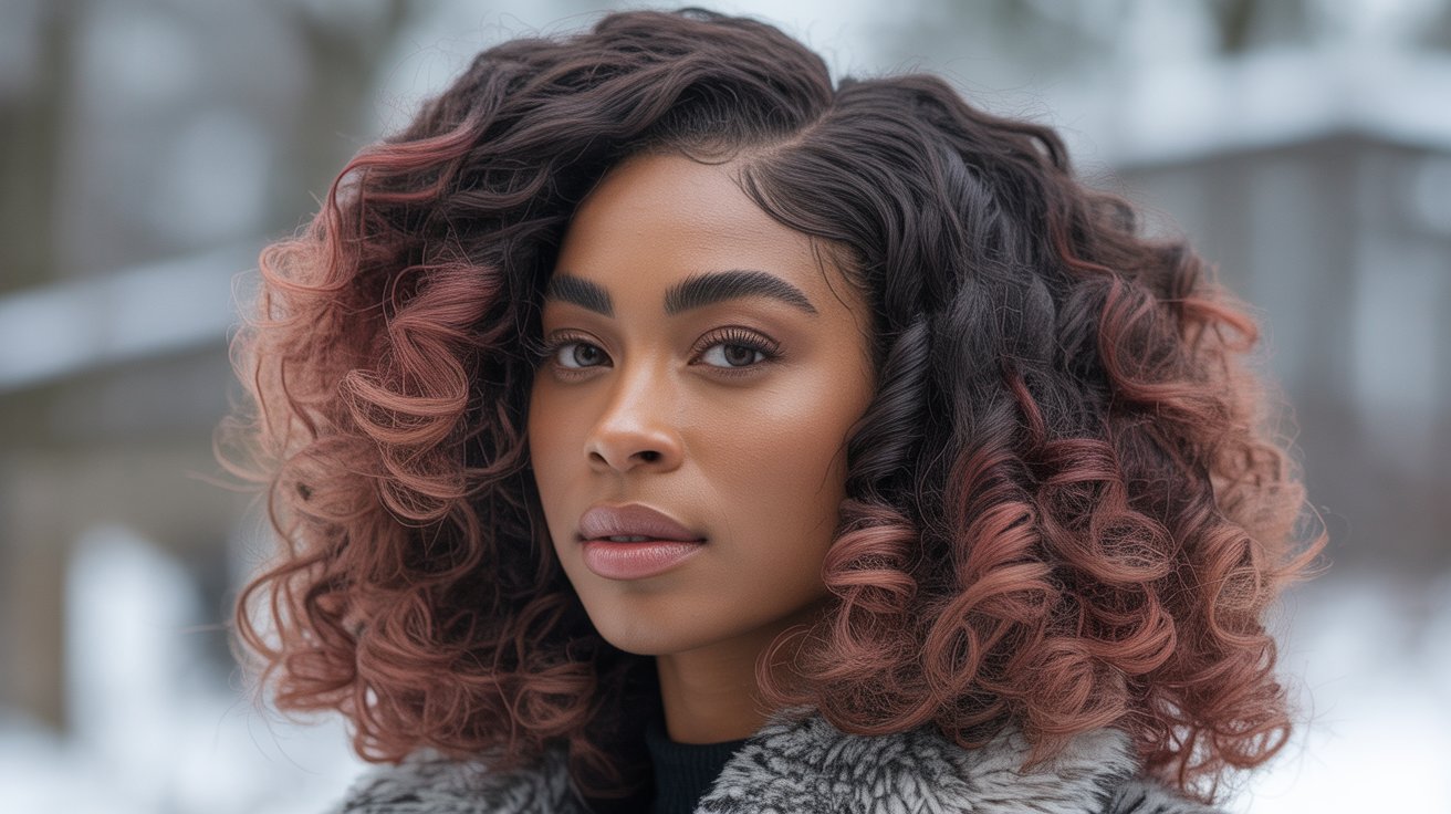 Winter Hair Colors Ideas for Black Women