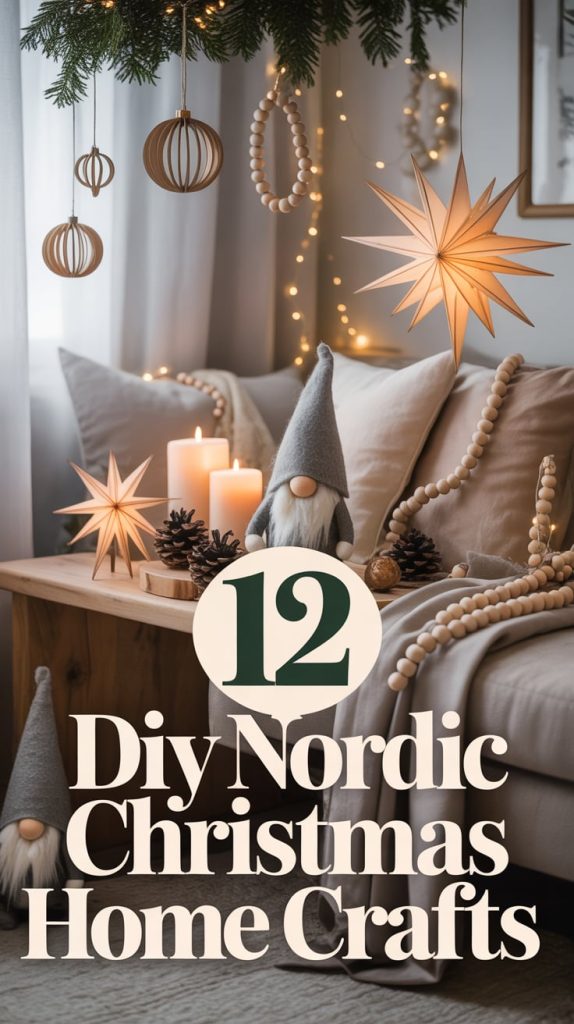 DIY Nordic Christmas Home Crafts